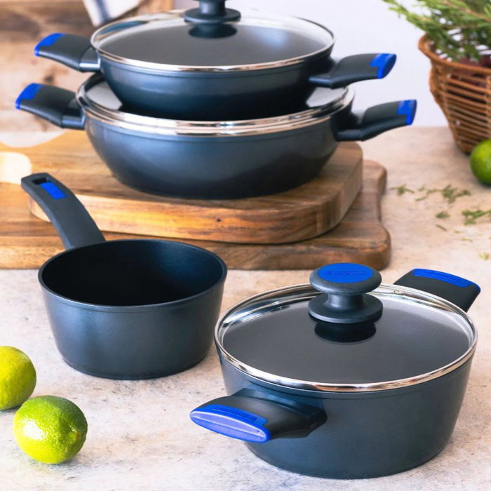 Monix Batería de Cocina Martín Berasategui 7 Piezas Aluminio Forjado
